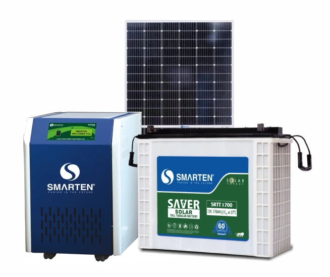 Solar Off Grid Combo | Saver 5500, Saver battery 170AH (4 N), Solar Panel 545 W Mono (2 N)